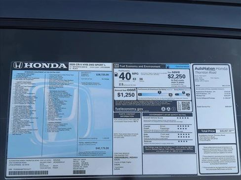 New 2026 Honda CR-V Sport-L image 21