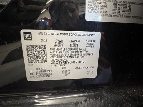 Used 2022 Chevrolet Silverado 2500 High Country w/ LPO, Hitch Package AWD/4WD image 27