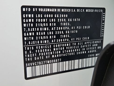 New 2026 Volkswagen Taos SE AWD/4WD image 20