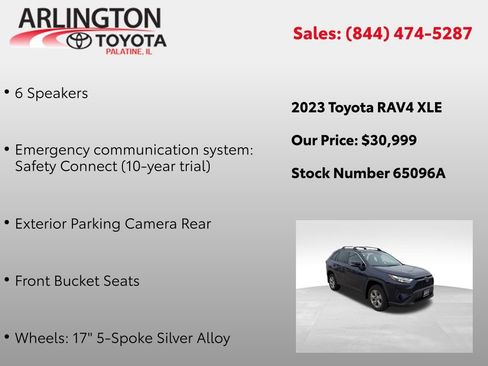 Used 2023 Toyota RAV4 XLE w/ Convenience Package image 4