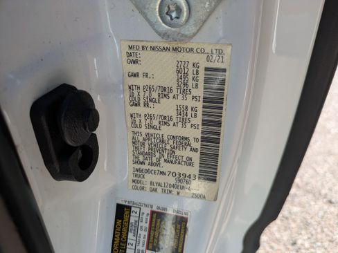 Used 2021 Nissan Frontier S w/ S Utility Package image 30