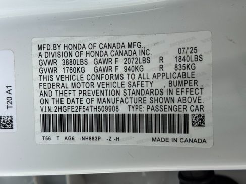 Used 2026 Honda Civic Sport image 38