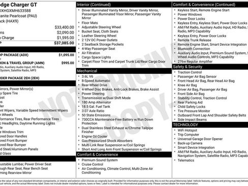 Used 2021 Dodge Charger GT w/ Blacktop Package RWD image 4