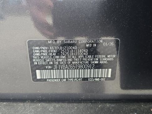 New 2026 Subaru WRX tS AWD/4WD image 27