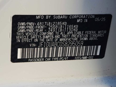 Certified 2025 Subaru Impreza 2.0i AWD/4WD image 27