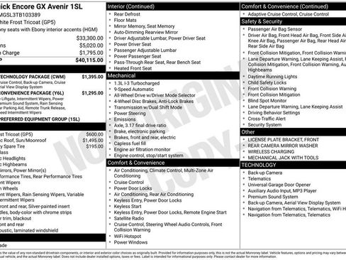 New 2026 Buick Encore GX Avenir w/ Avenir Technology Package image 2