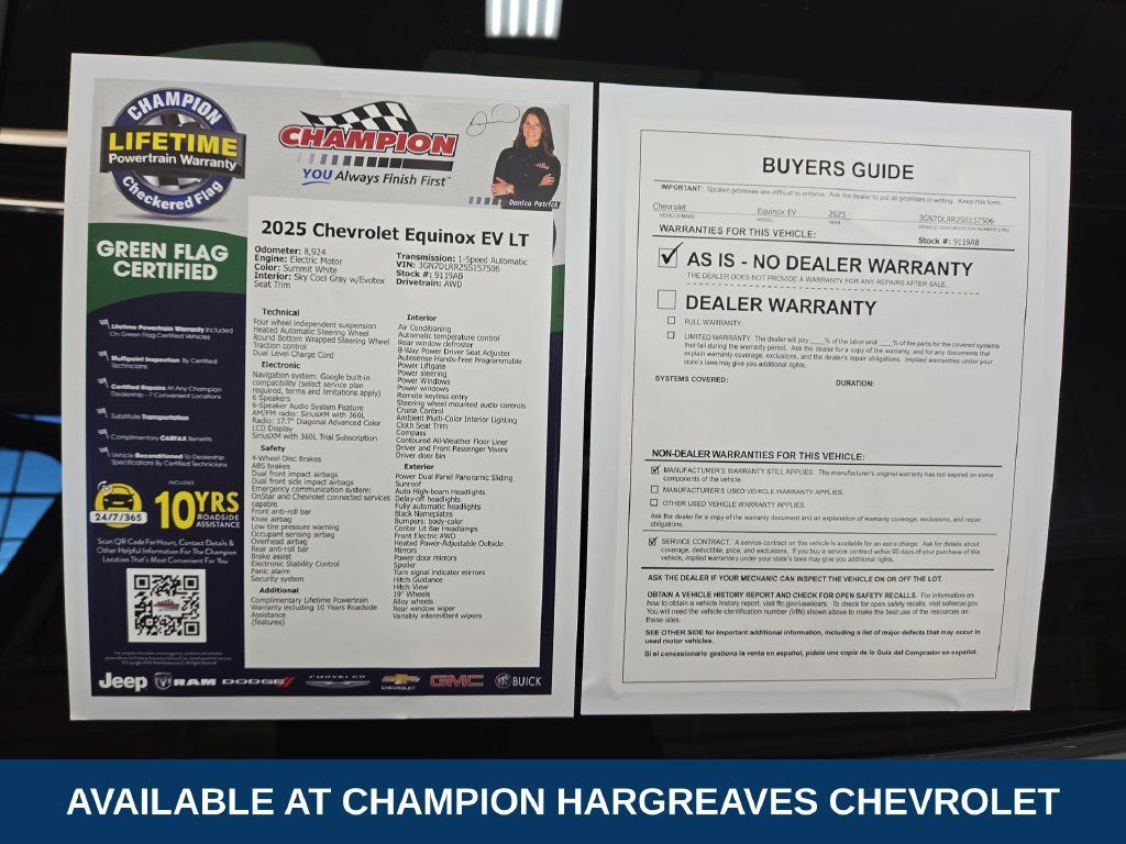 Used 2025 Chevrolet Equinox EV LT w/ Convenience Package AWD/4WD image 43