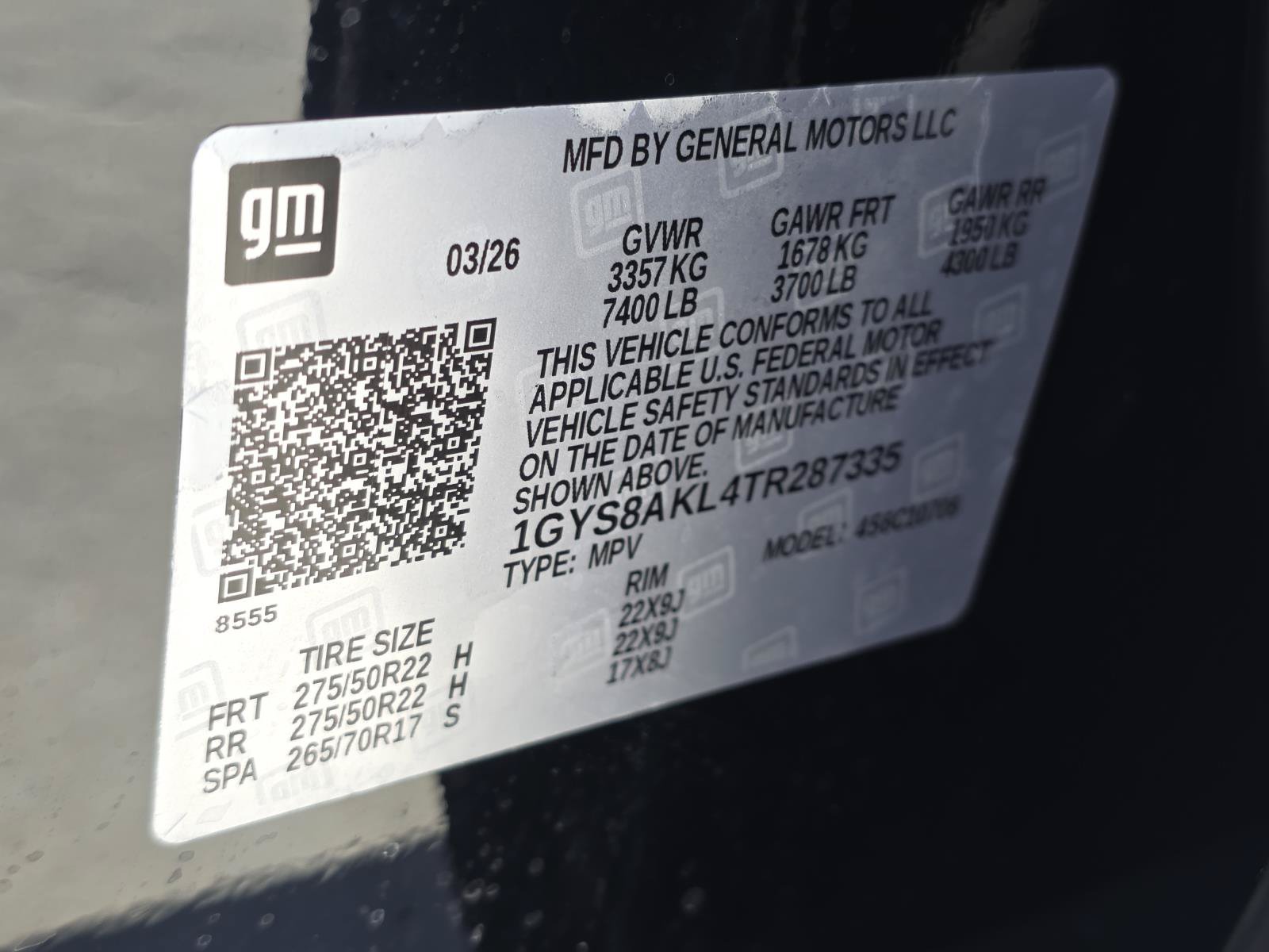 Used 2026 Cadillac Escalade 2WD w/ LPO, Floor Liner Package image 22