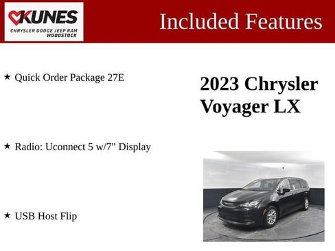Used 2023 Chrysler Voyager LX FWD image 3