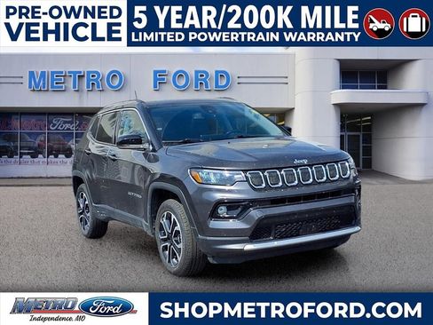 Used 2022 Jeep Compass Limited w/ Sun and Sound Group image 1
