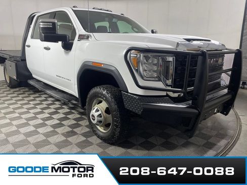 Used 2021 GMC Sierra 3500 4x4 Crew Cab w/ Fleet Convenience Package image 2