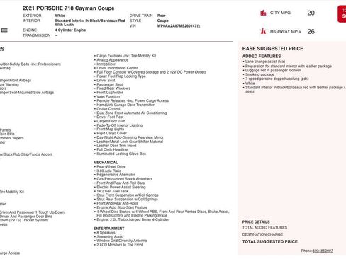 Used 2021 Porsche 718 Cayman image 5