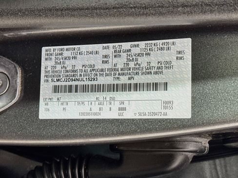 Used 2022 Lincoln Corsair Reserve w/ Equipment Group 201A AWD/4WD image 30