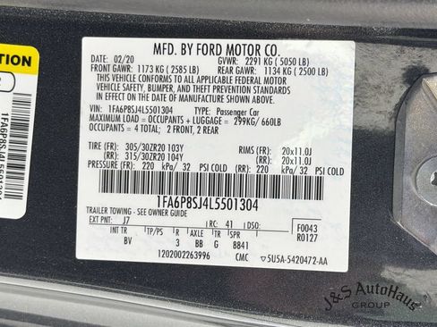 Used 2020 Ford Mustang Shelby GT500 w/ Technology Package RWD image 37