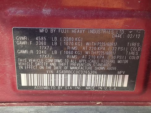 Used 2012 Subaru Outback 2.5i Premium w/ All-Weather Pkg image 33