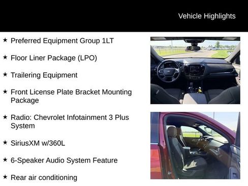Used 2023 Chevrolet Traverse LT w/ LPO, Floor Liner Package AWD/4WD image 12