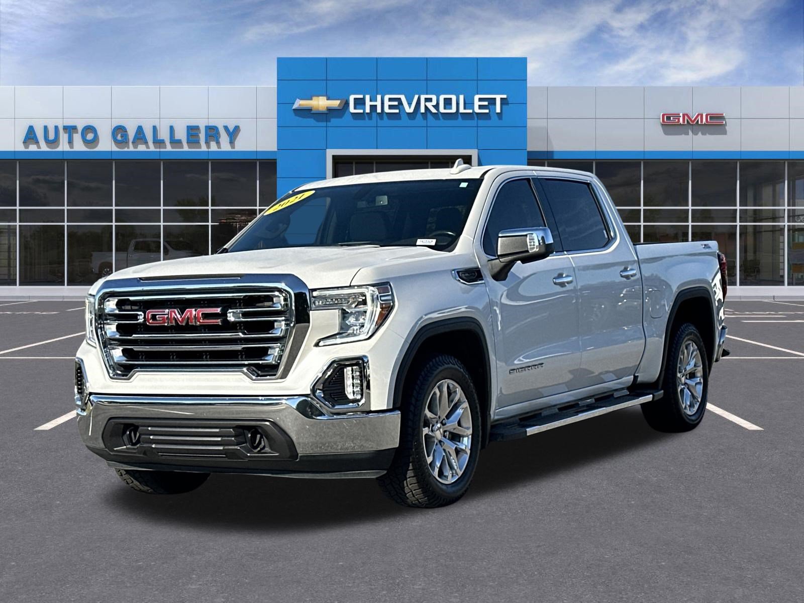 Used 2021 GMC Sierra 1500 SLT w/ SLT Premium Package AWD/4WD image 1