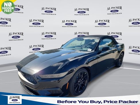 New 2026 Ford Mustang Convertible w/ Mustang Nite Pony Package RWD image 1