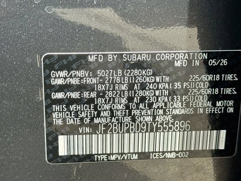 New 2026 Subaru Outback Premium AWD/4WD image 43