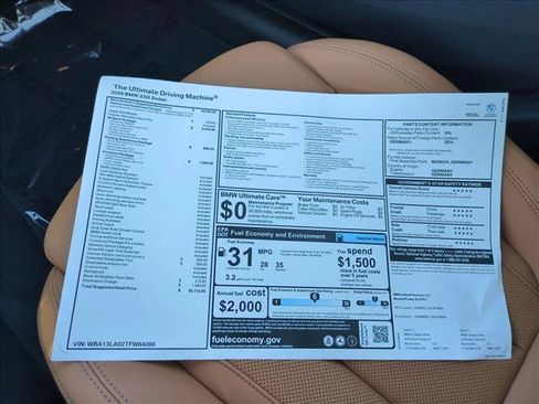 New 2026 BMW 330i Sedan w/ M Sport Package RWD image 18