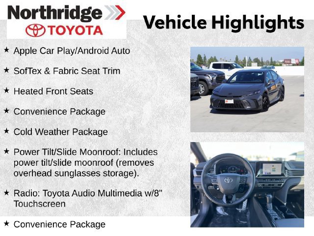 Certified 2025 Toyota Camry SE w/ Convenience Package AWD/4WD image 2