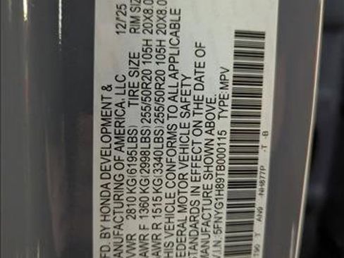 New 2026 Honda Pilot Elite image 17