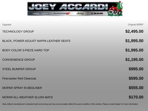 New 2025 Jeep Gladiator Rubicon w/ Convenience Group image 3