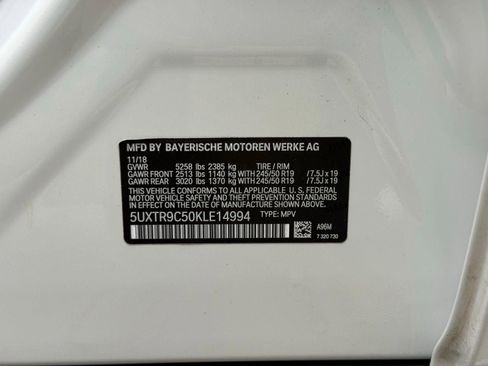 Used 2019 BMW X3 xDrive30i w/ Executive Package AWD/4WD image 63