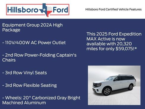 Used 2025 Ford Expedition Max Active AWD/4WD image 5