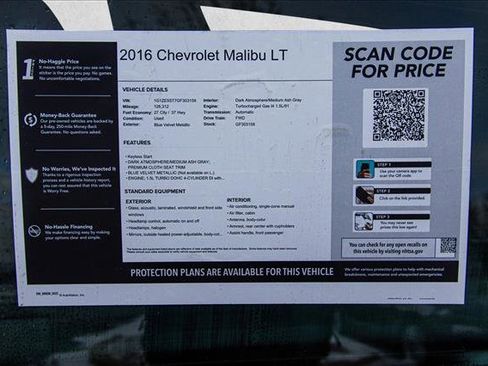 Used 2016 Chevrolet Malibu LT image 27