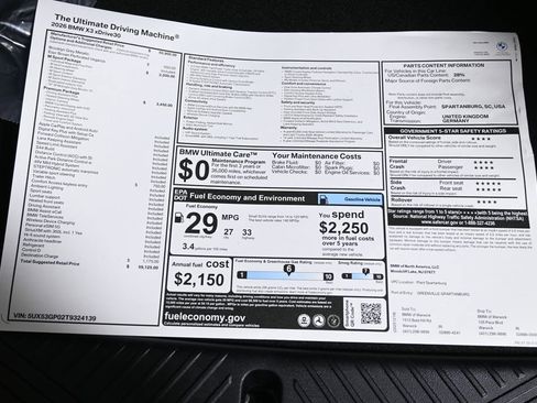 Used 2026 BMW X3 xDrive30 w/ Premium Package AWD/4WD image 37