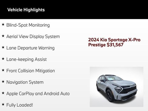 Used 2024 Kia Sportage X-Pro Prestige AWD/4WD image 4