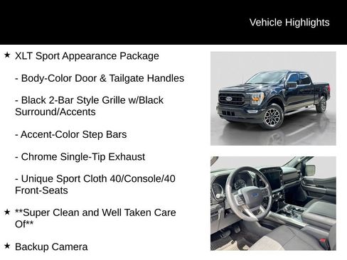 Certified 2022 Ford F150 XLT w/ Equipment Group 302A High AWD/4WD image 22