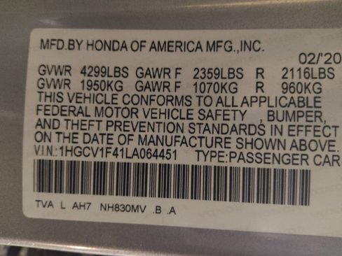 Used 2020 Honda Accord EX image 33