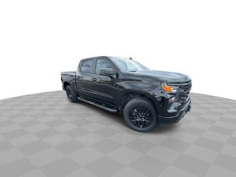 Certified 2024 Chevrolet Silverado 1500 Custom w/ Turbomax Blackout Package AWD/4WD image 2