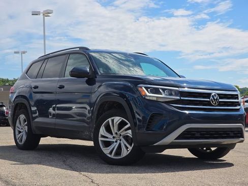 Used 2021 Volkswagen Atlas SE w/ Towing Package AWD/4WD image 2