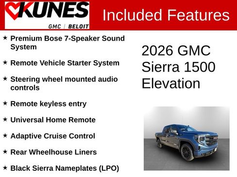 New 2026 GMC Sierra 1500 Elevation image 3