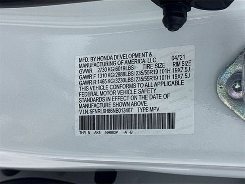 Used 2022 Honda Odyssey Touring image 35