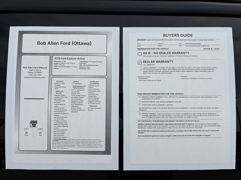 Used 2025 Ford Explorer Active w/ Active Comfort Package AWD/4WD image 21