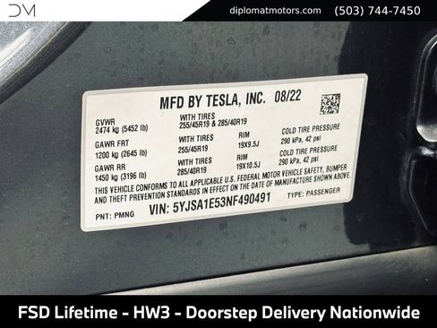 Used 2022 Tesla Model S AWD/4WD image 43