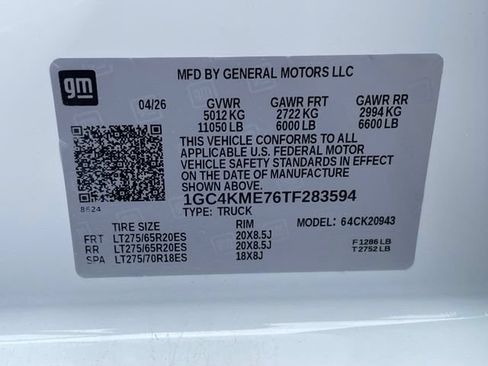 New 2026 Chevrolet Silverado 2500 Custom w/ Custom Convenience Package AWD/4WD image 23
