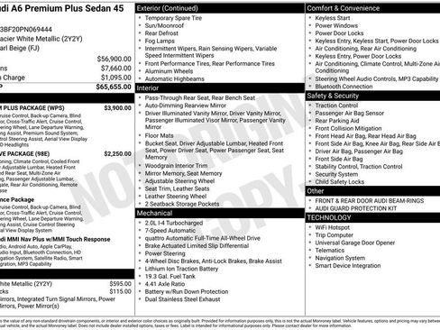 Certified 2023 Audi A6 Premium Plus w/ Premium Plus Package AWD/4WD image 42