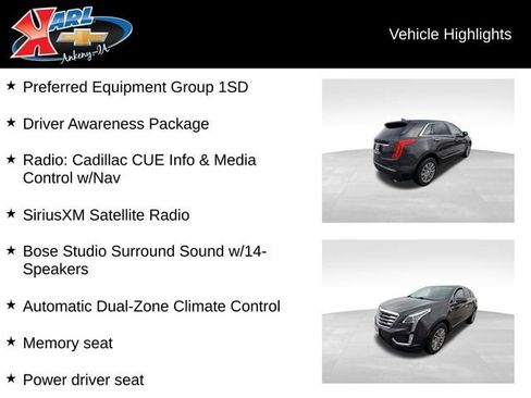 Certified 2017 Cadillac XT5 Luxury w/ Driver Awareness Package image 3