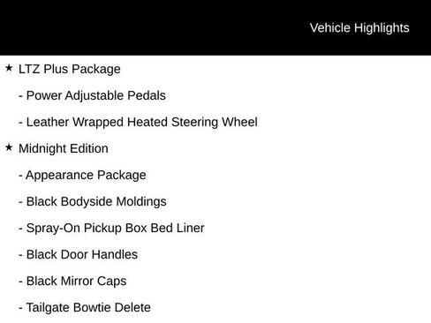 Used 2015 Chevrolet Silverado 1500 LTZ Z71 w/ Midnight Edition image 24