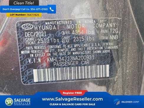 Used 2022 Hyundai Sonata Limited image 17