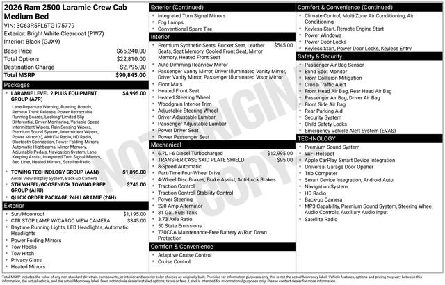 New 2026 RAM 2500 Laramie AWD/4WD image 22