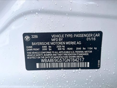 Used 2016 BMW 328i Sedan RWD image 34