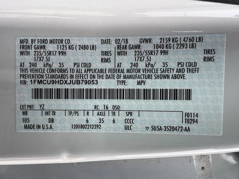 Used 2018 Ford Escape SEL image 7