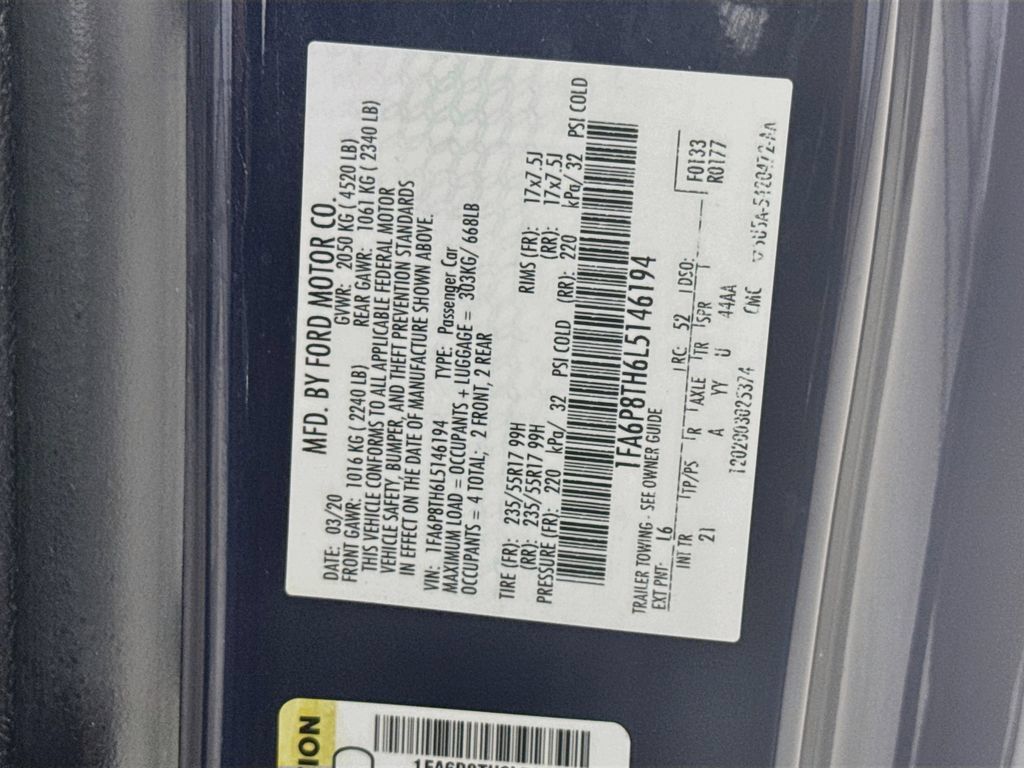 Used 2020 Ford Mustang Coupe RWD image 37