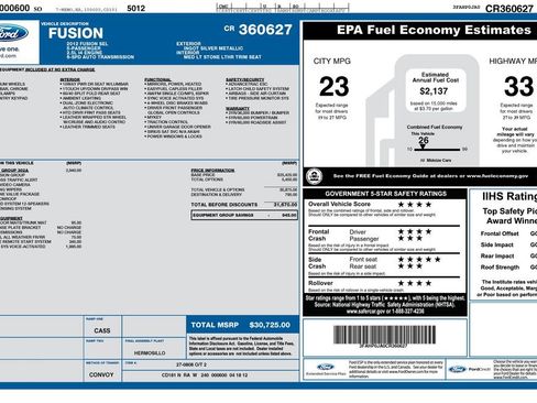 Used 2012 Ford Fusion SEL FWD image 11